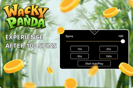 My experience after 100 spins at Wacky Panda